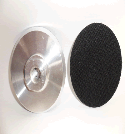 [GT6278] Backer pad Aluminum 4"