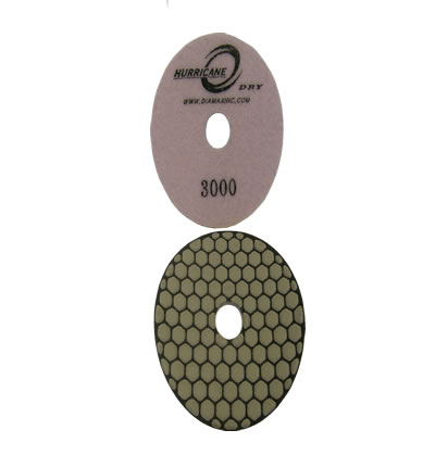 [HDP43000] Hurricane 4"/3000 DRY Polishing Pad