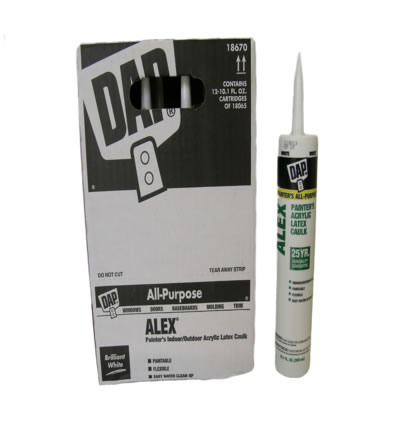 [DAP18670] Alex Painters WHITE 25 Yrs Caulk Box(12pcs)